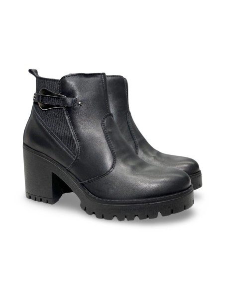 Igi&Co 6666900 stivaletti donna in pelle nappa soft nero