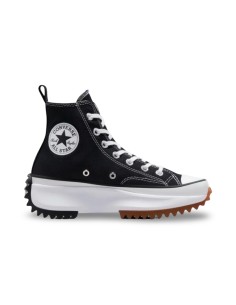 Converse Run Star Hike HI 166800C Black/White Gum sneakers donna in tela