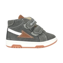 Primigi 4902911 sneakers bambino in pelle/camoscio grigio