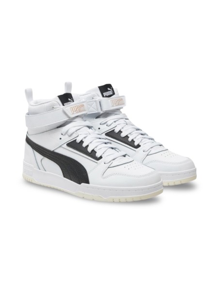 Puma RBD Game 385839 01 sneakers uomo in similpelle bianco/nero