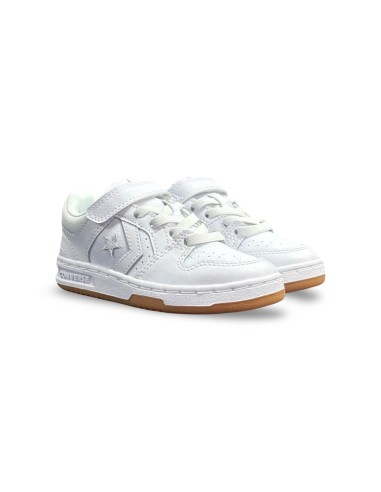 Converse CL98 OX A14365C sneakers bambino in pelle bianco