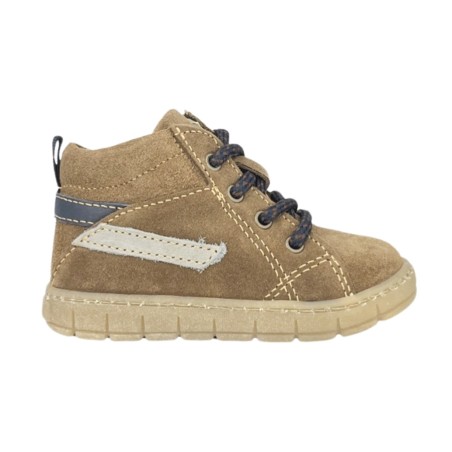 Primigi 4910311 sneakers bambino in camoscio cuoio