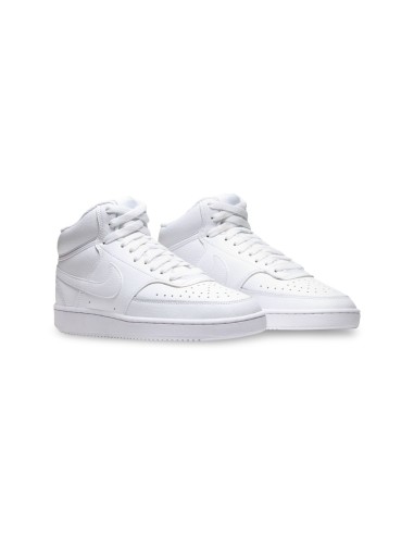 Nike Court Vision Mid NN DN3577 100 sneakers uomo in pelle bianco