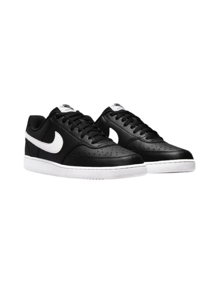 Nike Court Vision LO NN DH2987 001 sneakers uomo in similpelle nero/bianco