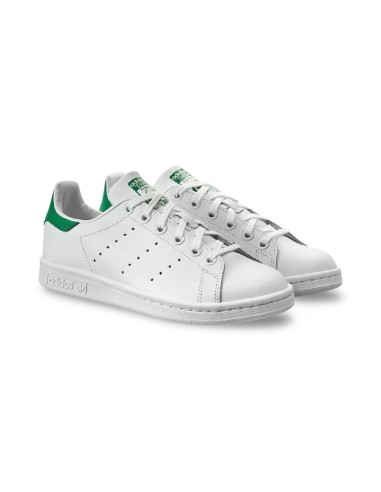 Adidas Stan Smith M20605 sneakers da ragazzo/a in similpelle bianco/verde