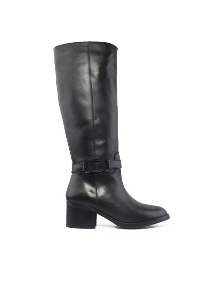 Keys K-8742 stivali donna in pelle nero