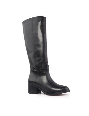 Keys K-8742 stivali donna in pelle nero