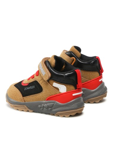 Primigi 2947611 sneakers bambino in camoscio senape/nero