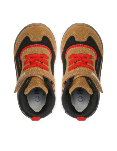 Primigi 2947611 sneakers bambino in camoscio senape/nero