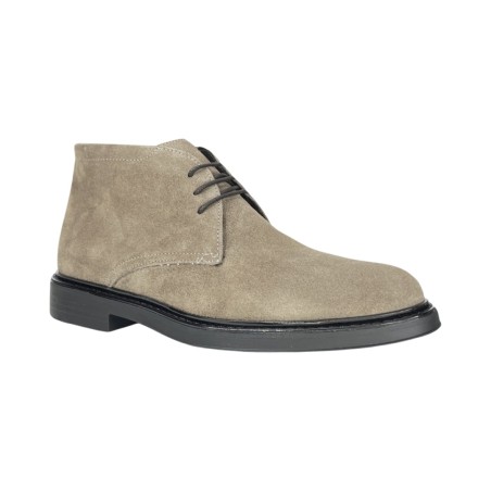 EXTON 275 stivaletti uomo in camoscio beige