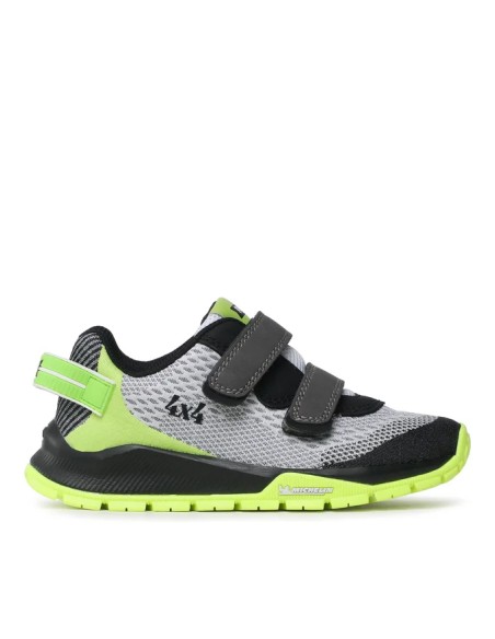 Primigi 3922711 sneakers bambino in tessuto/camoscio nero/bianco