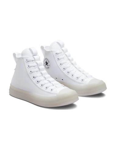 Converse Chuck Taylor All Star High A02410C sneakers uomo in tela bianco