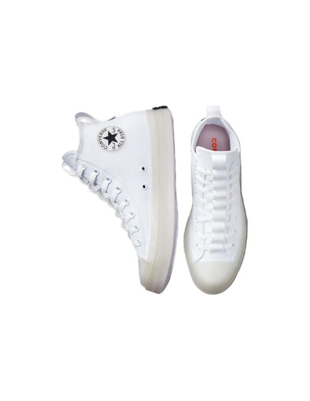Converse Chuck Taylor All Star High A02410C sneakers uomo in tela bianco