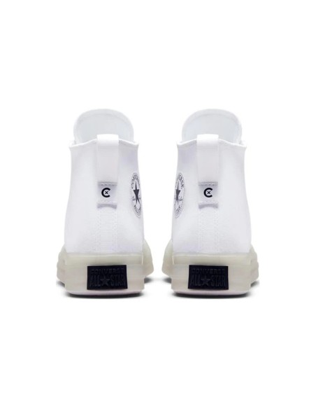 Converse Chuck Taylor All Star High A02410C sneakers uomo in tela bianco