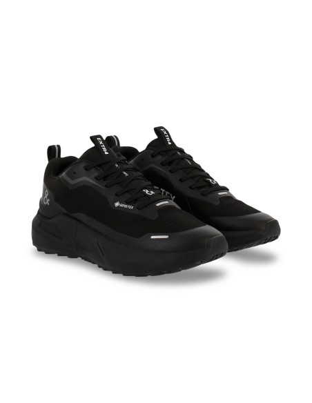 Igi&Co Extra 6649733 sneakers uomo in goretex in tessuto nylon nero