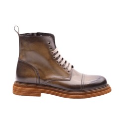 EXTON 9255 stivaletti uomo in vera pelle testa di moro