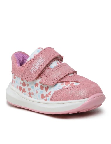 Primigi 3905000 sneakers bambina in pelle/camoscio rosa