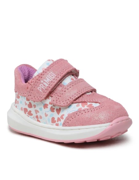 Primigi 3905000 sneakers bambina in pelle/camoscio rosa