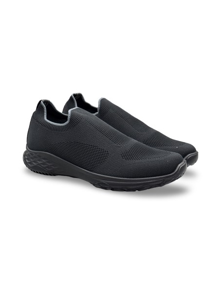 Igi&Co 5621644 slip on uomo in tessuto nero