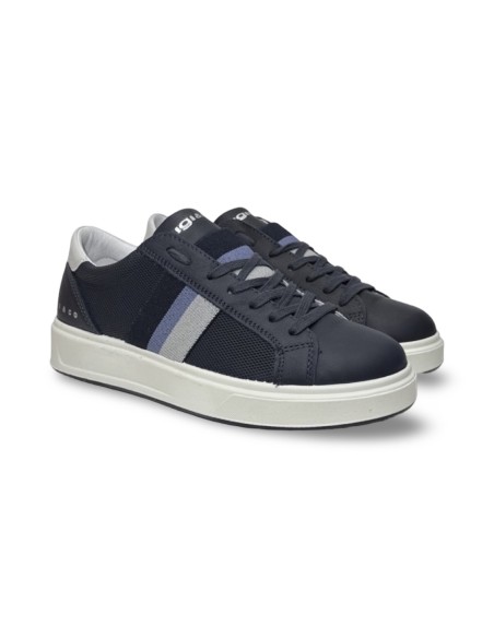 Igi&Co 7629000 sneakers uomo in pelle blu