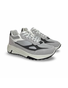 Igi&Co 7637833 sneakers uomo in camoscio/tessuto grigio perla