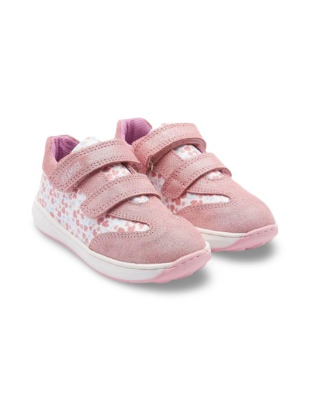 Primigi 3905000 sneakers bambina in pelle/camoscio rosa