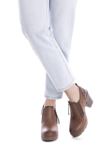 Refresh 173201 tronchetti donna in pelle color camel