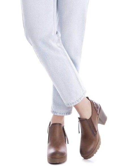 Refresh 173201 tronchetti donna in pelle color camel