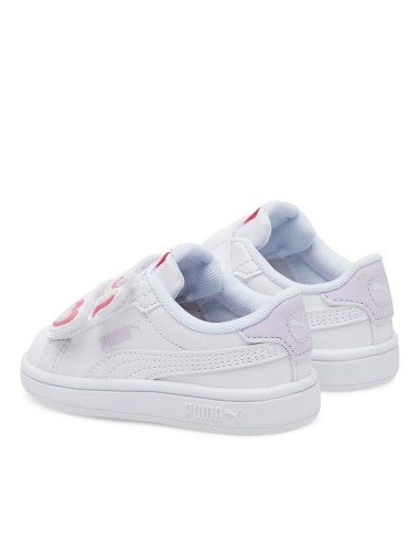 Puma Bambina Sneakers Smash 3.0 Badges V 397287 07 Bianco