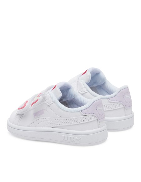 Puma Bambina Sneakers Smash 3.0 Badges V 397287 07 Bianco