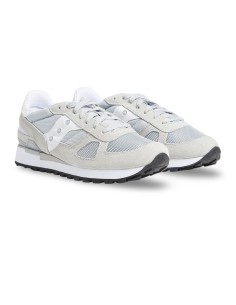 Saucony Shadow Original S2108-857 sneakers uomo in camoscio grigio/bianco