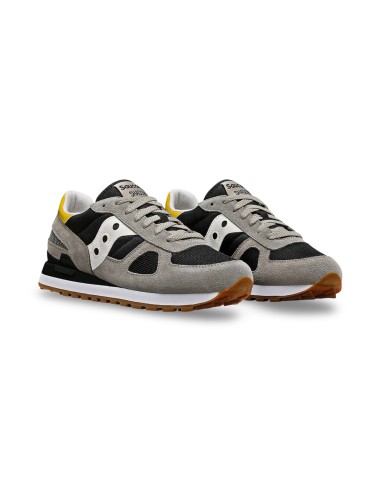 Saucony Shadow Original S2108-884 sneakers uomo in camoscio nero/grigio