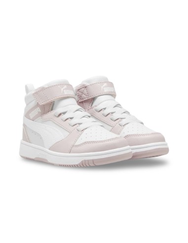 Puma Rebound V6 Mid 393832 20 sneakers bambina in pelle