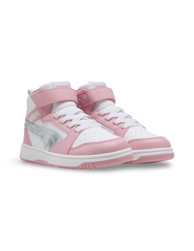 Puma Rebound V6 Mid Space Belle 402770 01 sneakers sportive bambina