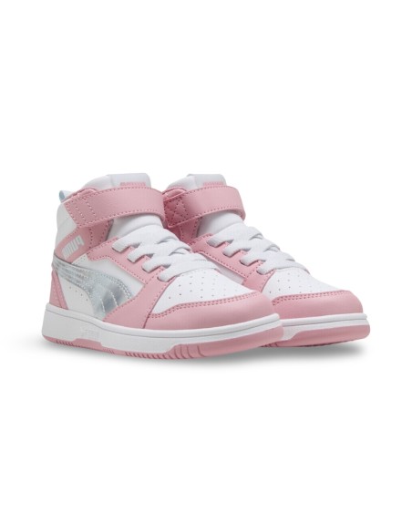 Puma Rebound V6 Mid Space Belle 402770 01 sneakers sportive bambina
