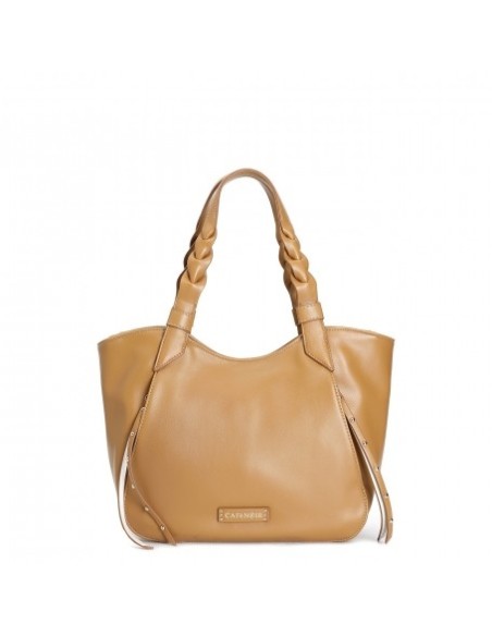 Cafe' Noir C3WA0801 shopping donna in pelle cuoio