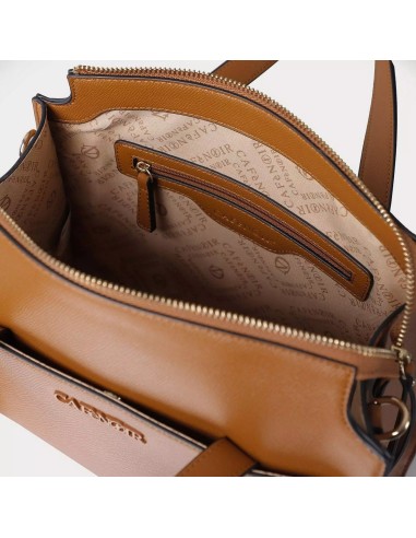 Cafe' Noir C3WA0901 bauletto donna con charms color cuoio