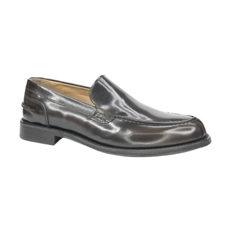 EXTON 103 mocassini uomo in abrasivato cognac