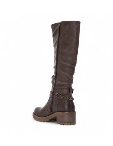 Refresh 173248 stivali donna in pelle marrone