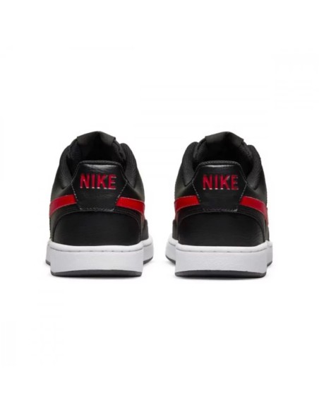 Nike Court Vision DV6488 001 sneakers uomo in pelle rosso/nero