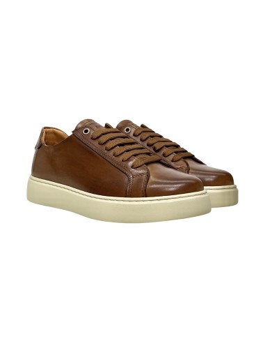 Exton 831 sneakers uomo in pelle effetto legno