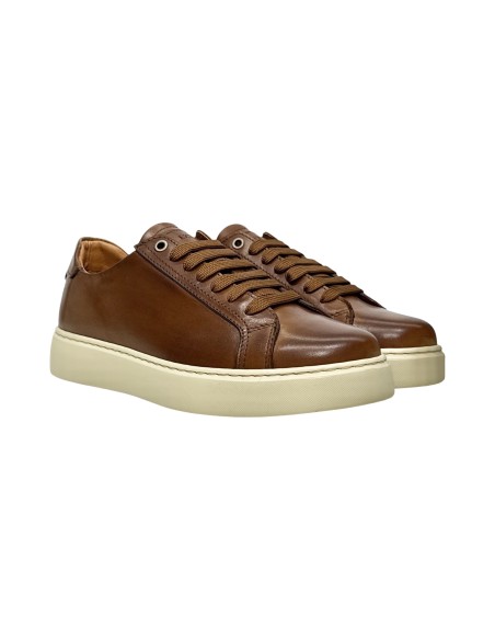Exton 831 sneakers uomo in pelle effetto legno