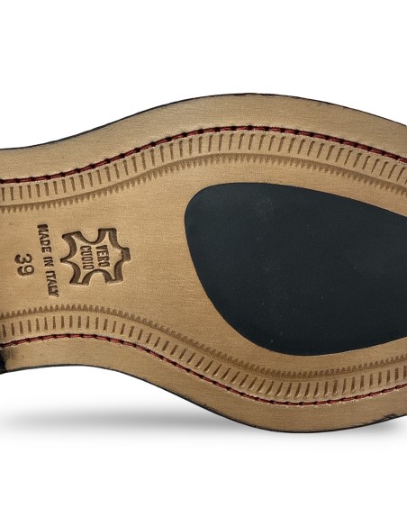 Exton 4482 mocassini uomo in pelle abrasivato blu