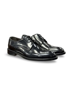 Exton 1374 scarpe classiche uomo in pelle abrasivato nero