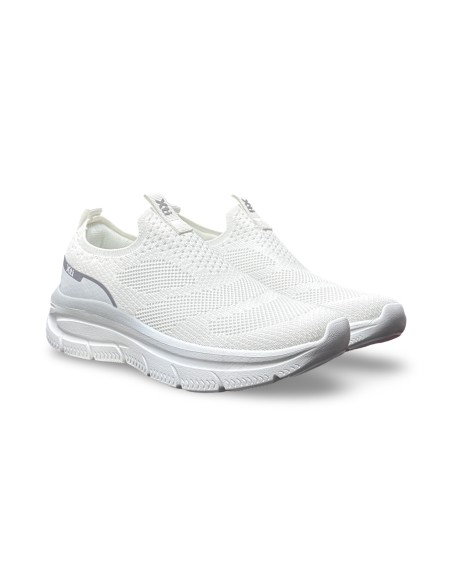 Xti 145393 slip on donna in tessuto bianco