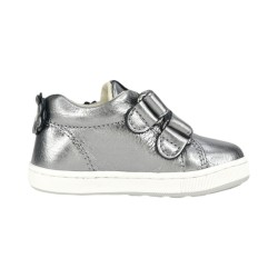 Balducci Soft CITA6211A sneakers bambina in pelle color acciaio 2