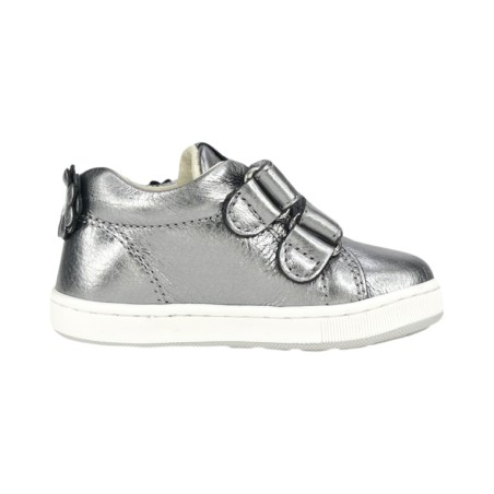 Balducci Soft CITA6211A sneakers bambina in pelle color acciaio