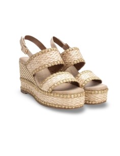 Xti 143820 sandali donna in tessuto taupe