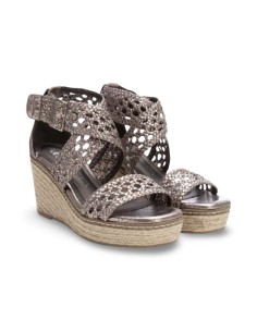 Xti 143824 sandali donna in tessuto color piombo