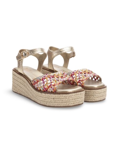 Xti 143943 sandali donna in tessuto fucsia